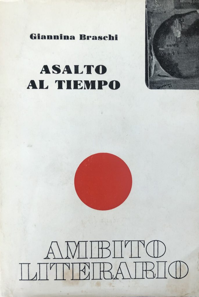Asalto al tiempo, primer poemario de Giannina Braschi, Barcelona, 1981.