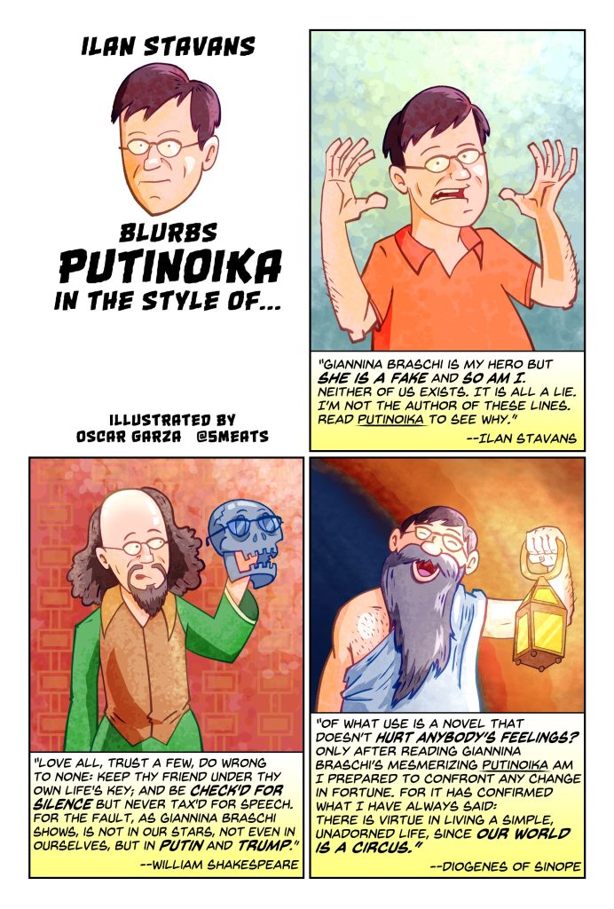 Ilan Stavans blurbs Putinoika