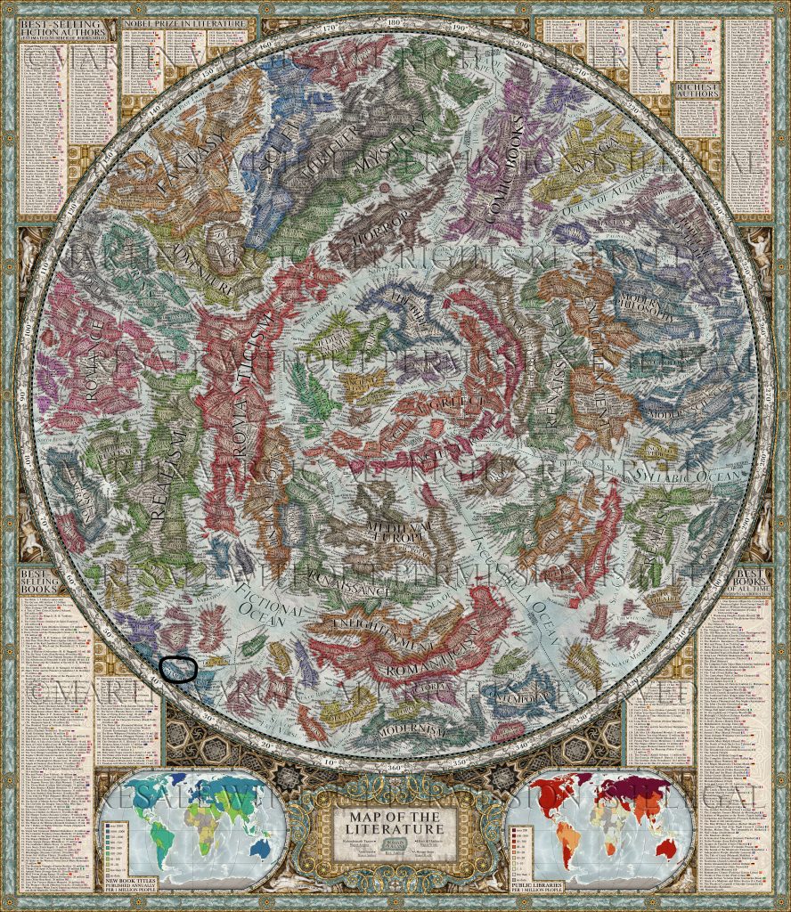 Map of Literature by Halcyon