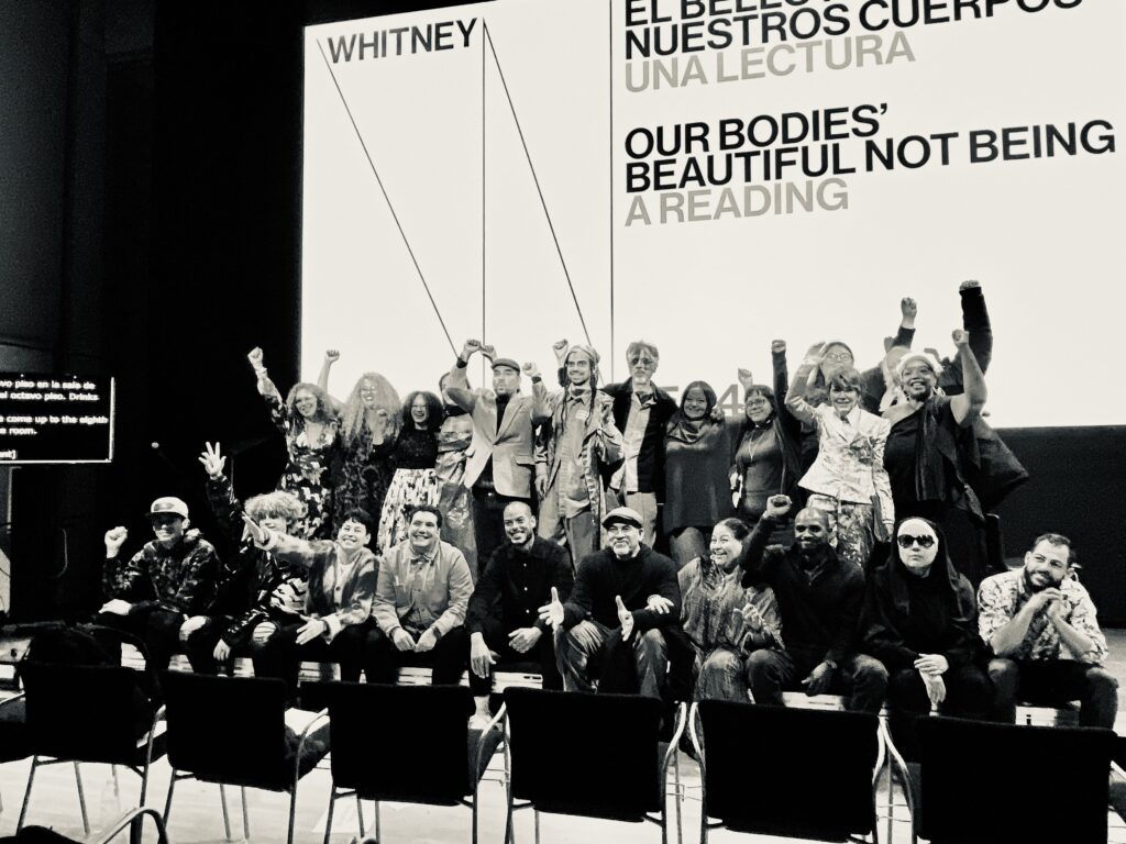 Puerto Rican poets at the Whitney group photo