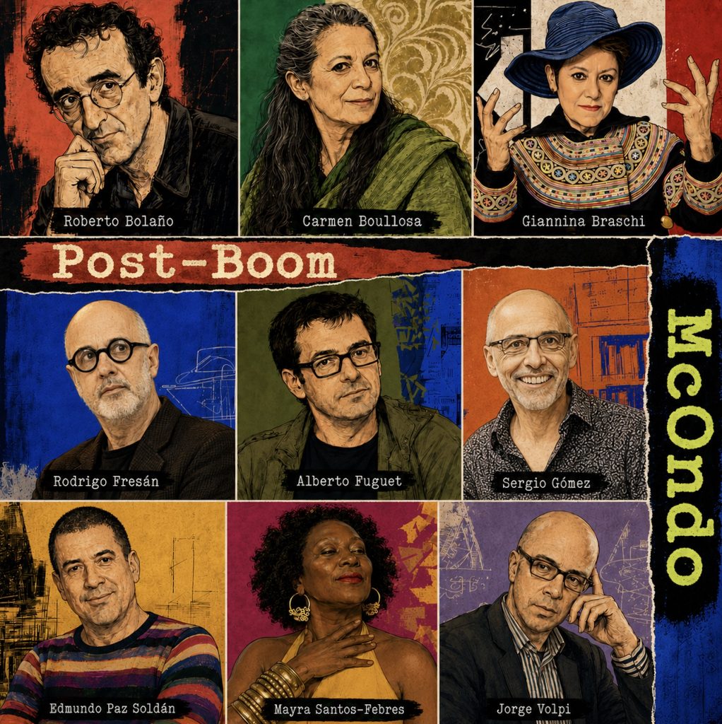 McOndo novels and writers collage