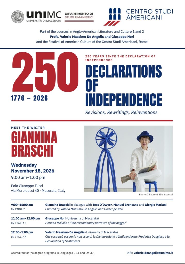 Declarations of Independence Centro Studi Americani